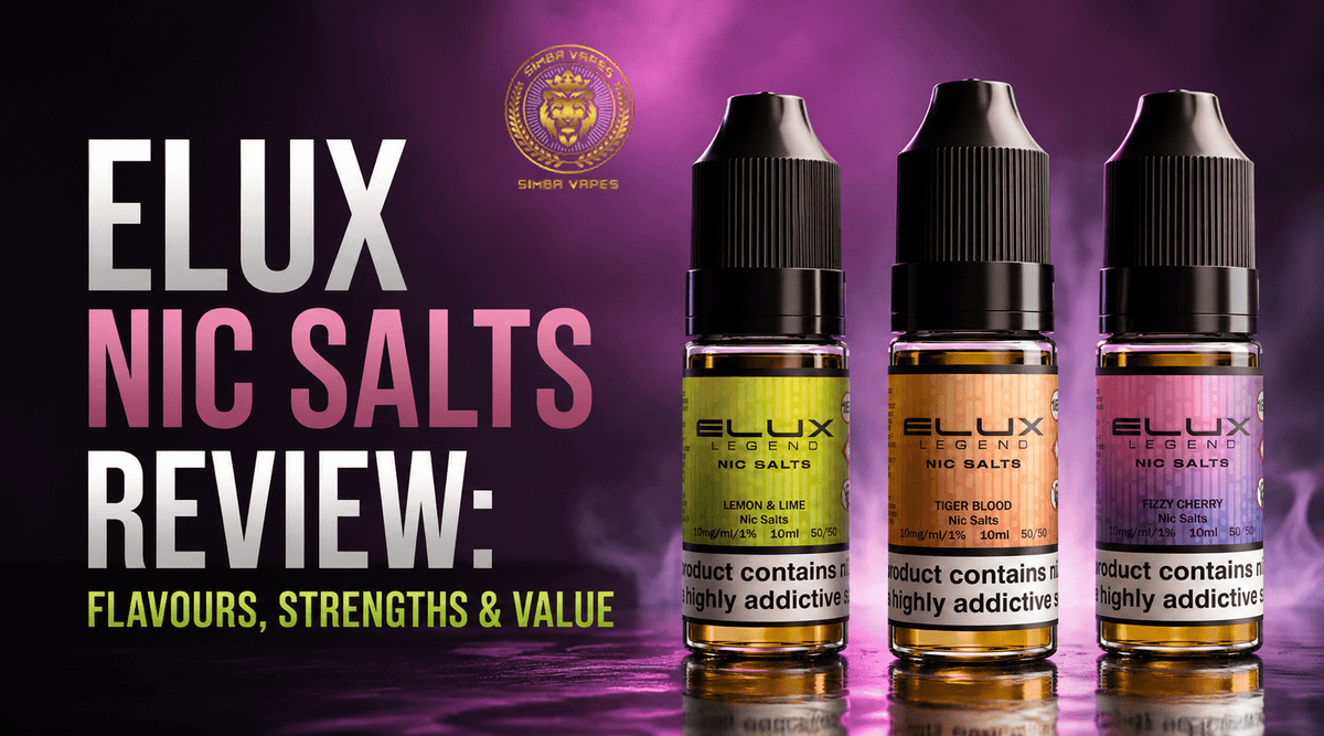 Elux Nic Salts Review: Flavours, Strengths & Value