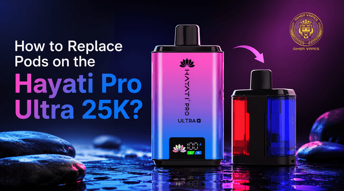How to Replace Pods on the Hayati Pro Ultra Plus 25K?