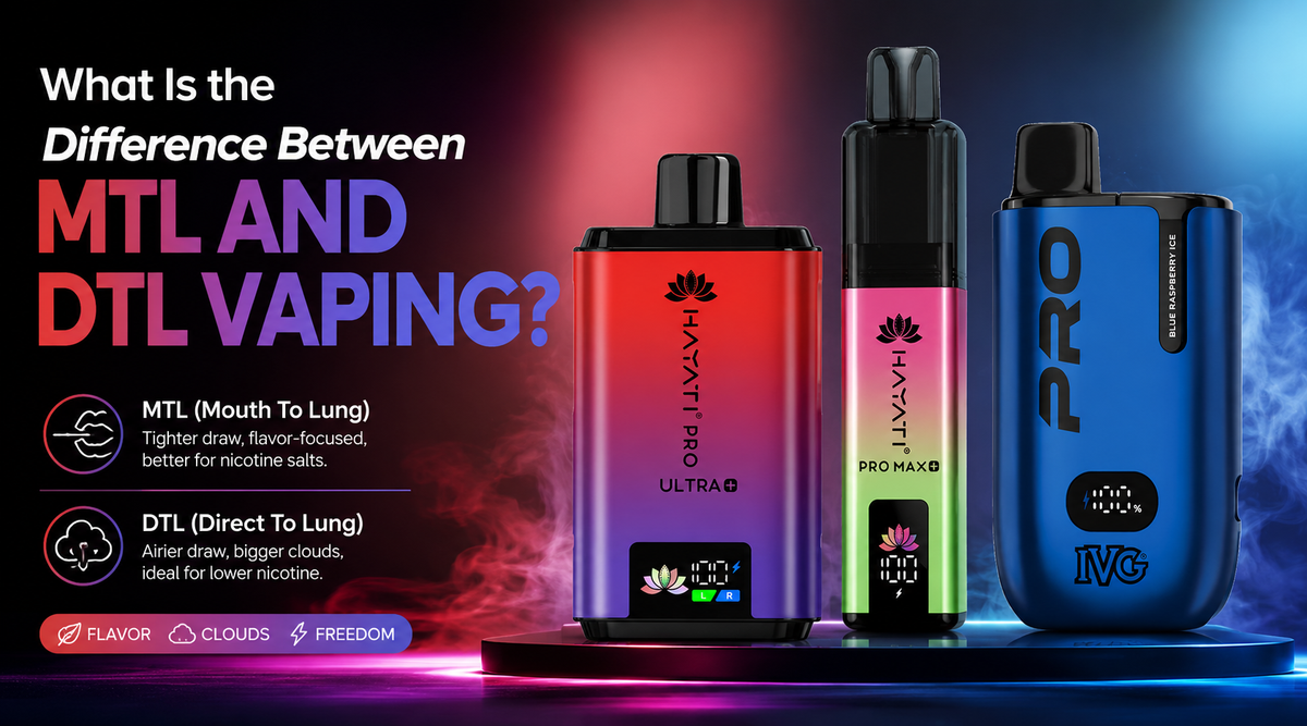 What Is the Difference Between MTL and DTL Vaping?