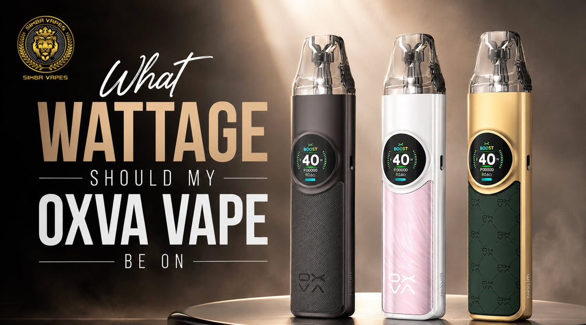 What Wattage Should My Oxva Vape Be On?