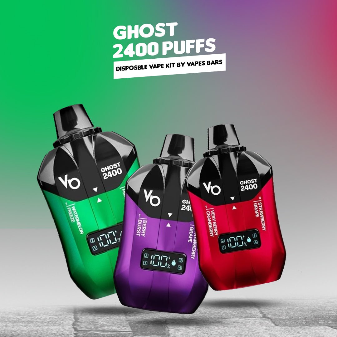 Why the Vapes Bars Ghost 2400 Puffs Disposable Vape Pod Kit Is a Top Choice for Vapers