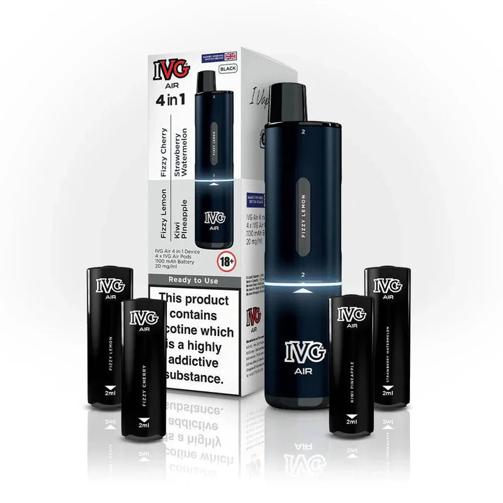 4 in 1 IVG Air 2400 Disposable Vape Box of 5 #Simbavapes#