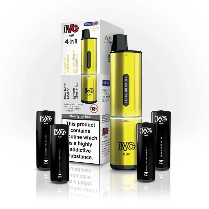 4 in 1 IVG Air 2400 Disposable Vape Box of 5 #Simbavapes#