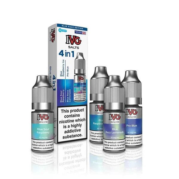 4 in 1 IVG Nic Salt 10ml E - liquids | 4 Flavours - 10 pack Simbavapes