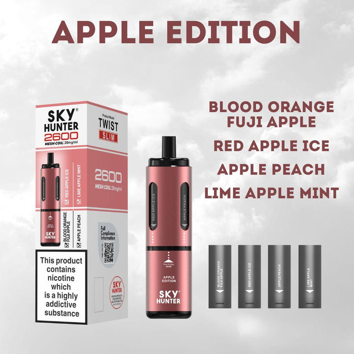 4 in 1 Sky Hunter 2600 Puffs Disposable Vape Pod Kit Pack of 5 #Simbavapes#