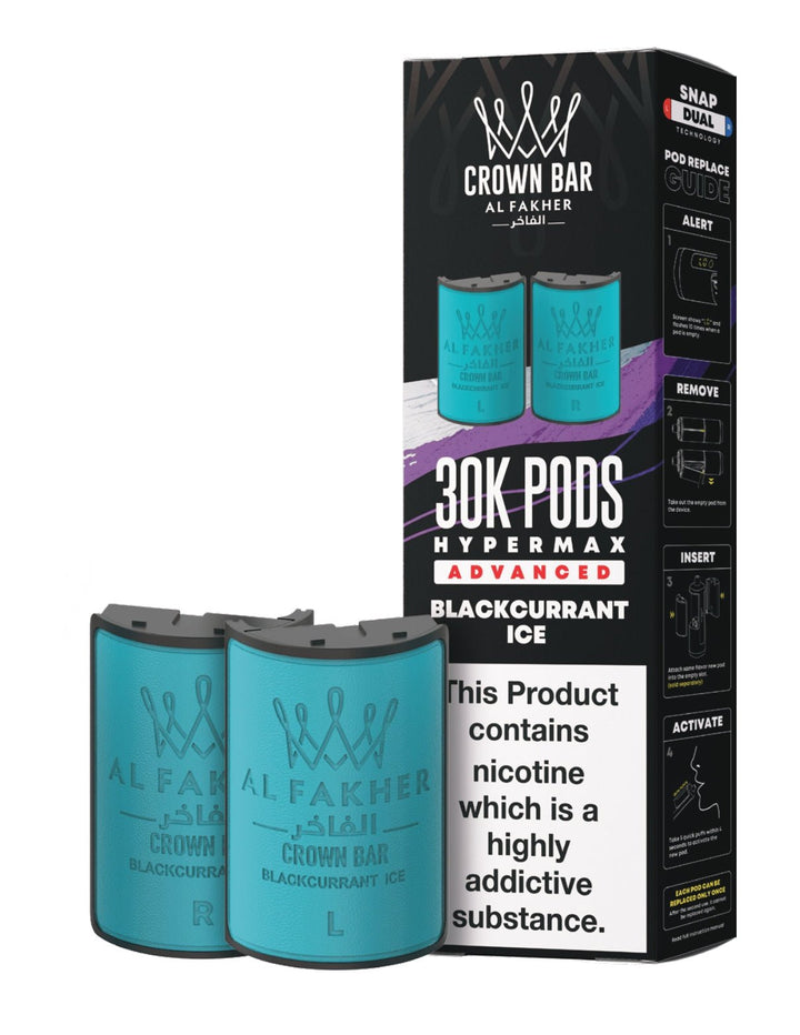Al Fakher 30k Crown Hypermax Pods Pack of 5 Simbavapes