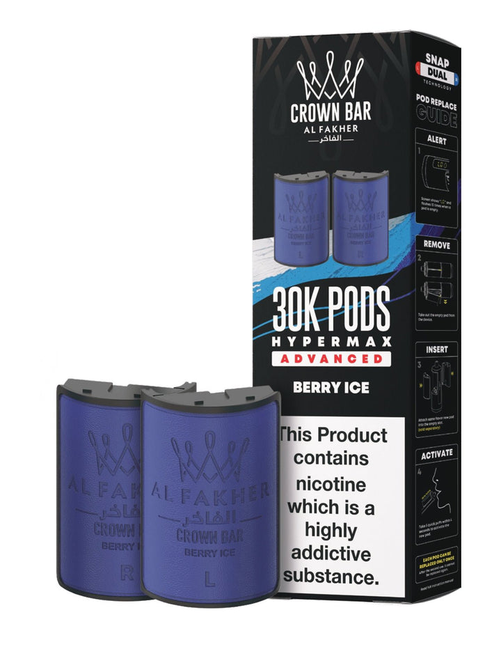 Al Fakher 30k Crown Hypermax Pods Pack of 5 Simbavapes