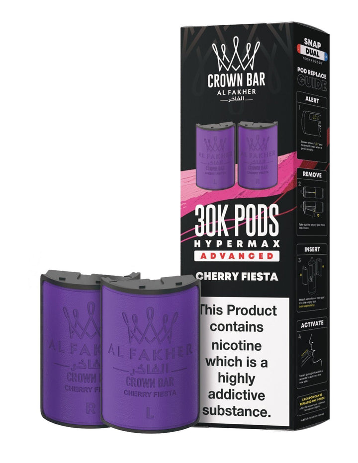 Al Fakher 30k Crown Hypermax Pods Pack of 5 Simbavapes