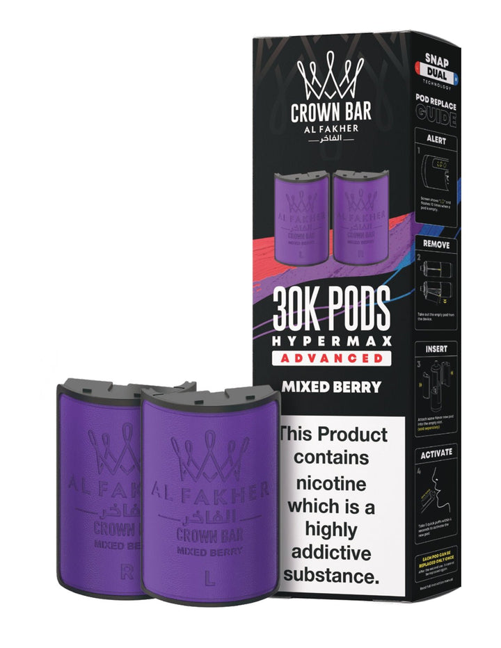 Al Fakher 30k Crown Hypermax Pods Pack of 5 Simbavapes
