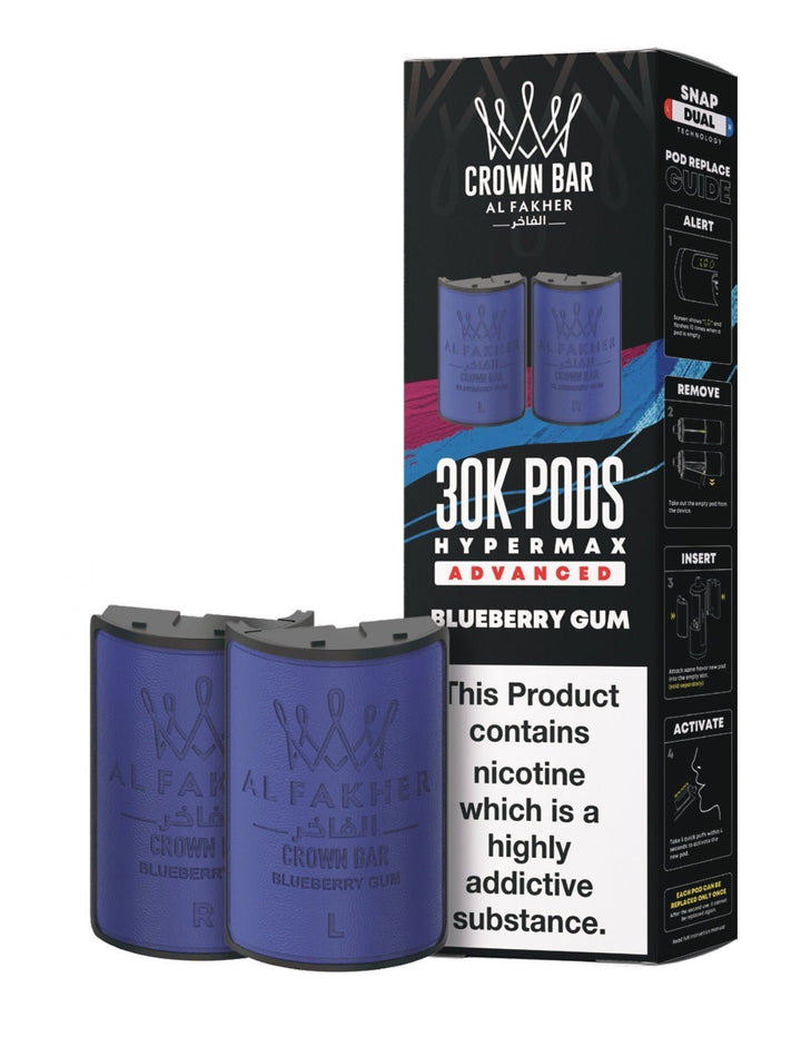 Al Fakher 30k Crown Hypermax Pods Pack of 5 Simbavapes