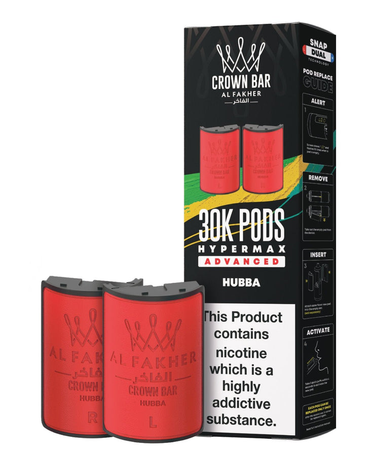 Al Fakher 30k Crown Hypermax Pods Pack of 5 Simbavapes