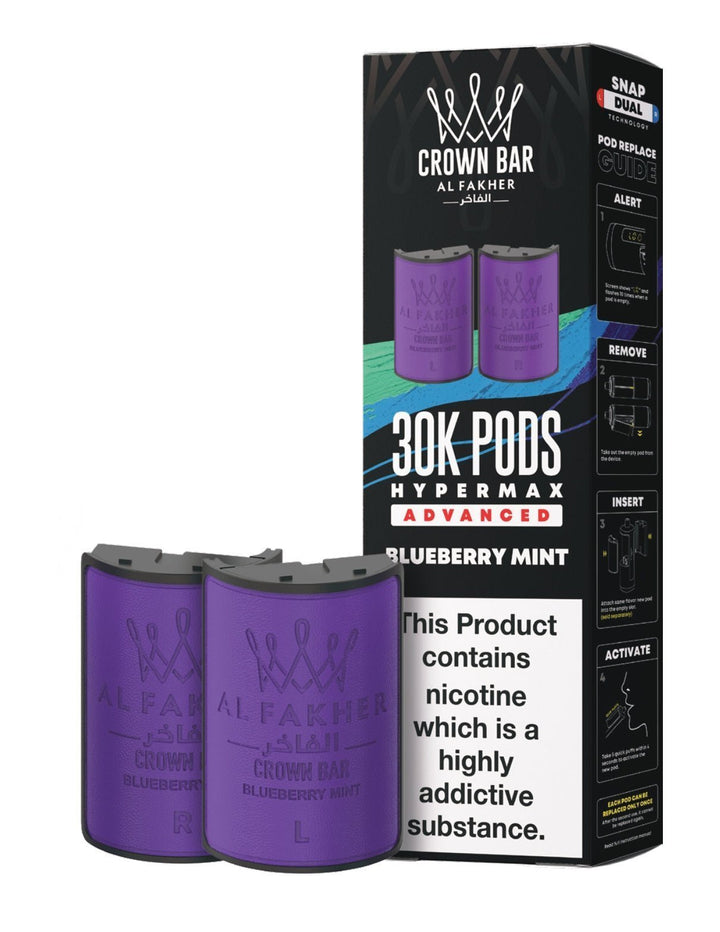 Al Fakher 30k Crown Hypermax Pods Pack of 5 Simbavapes