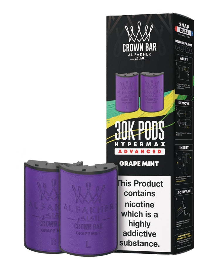 Al Fakher 30k Crown Hypermax Pods Pack of 5 Simbavapes