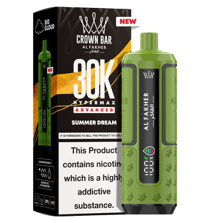 Al Fakher 30K Crown Hypermax Vape Kit 5 Packs Simbavapes