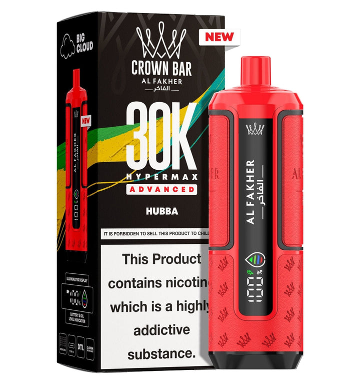 Al Fakher 30K Crown Hypermax Vape Kit 5 Packs Simbavapes