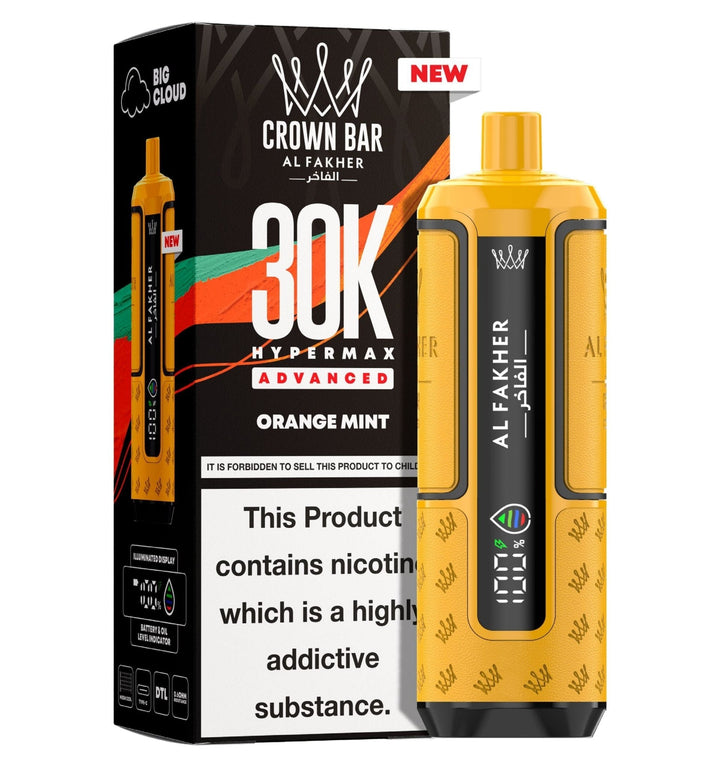 Al Fakher 30K Crown Hypermax Vape Kit 5 Packs Simbavapes