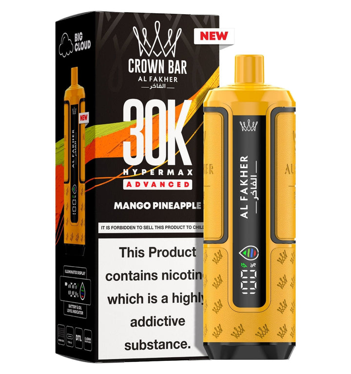 Al Fakher 30K Crown Hypermax Vape Kit 5 Packs Simbavapes