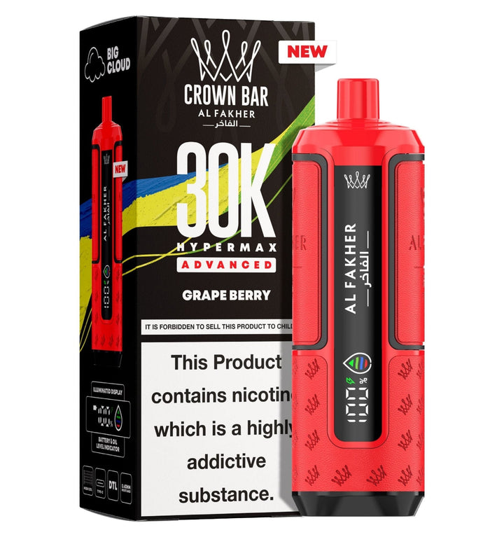 Al Fakher 30K Crown Hypermax Vape Kit 5 Packs Simbavapes