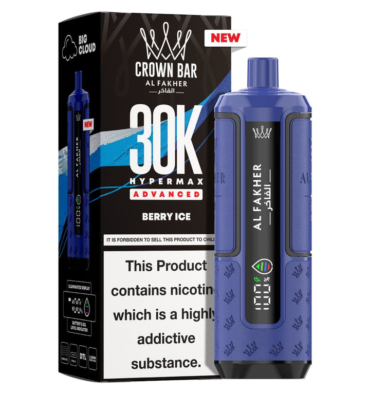 Al Fakher 30K Crown Hypermax Vape Kit 5 Packs Simbavapes