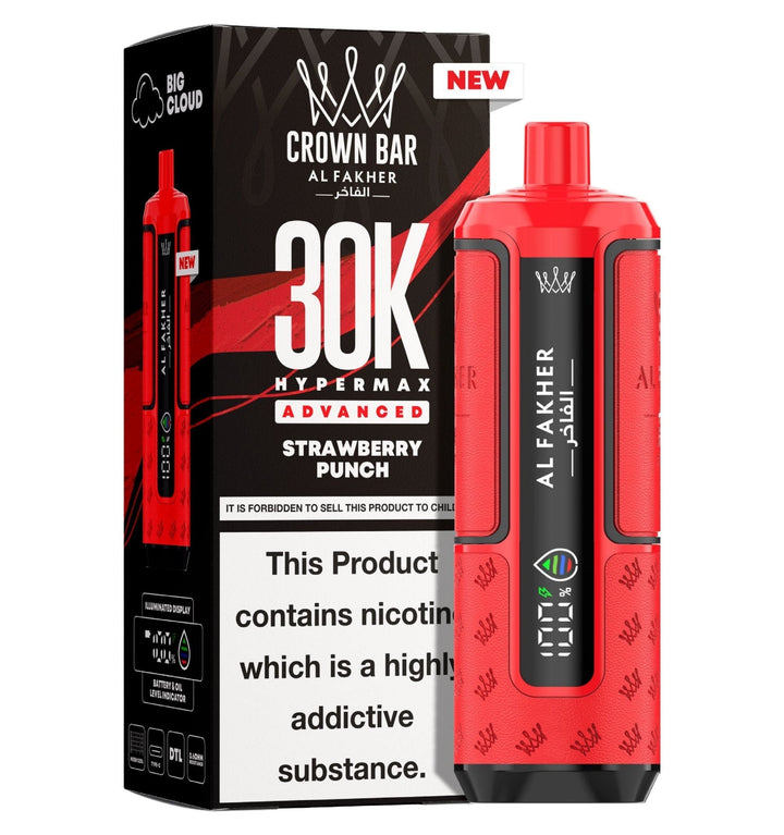 Al Fakher 30K Crown Hypermax Vape Kit 5 Packs Simbavapes