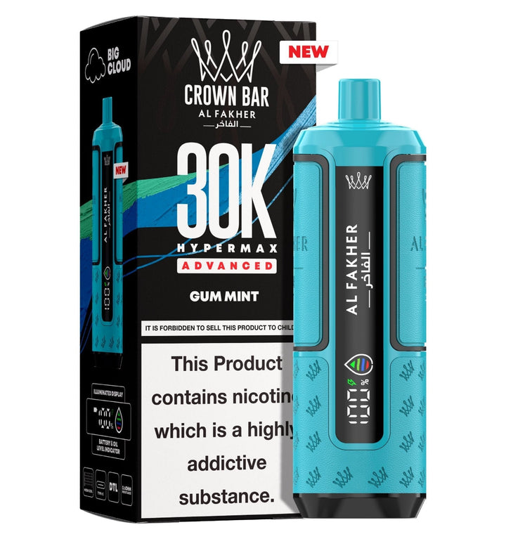 Al Fakher 30K Crown Hypermax Vape Kit 5 Packs Simbavapes