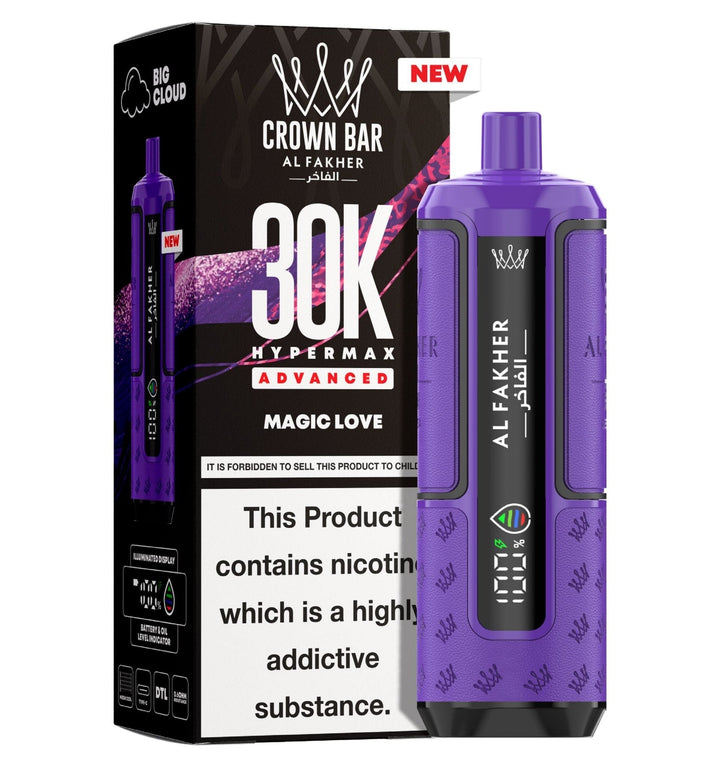 Al Fakher 30K Crown Hypermax Vape Kit 5 Packs Simbavapes