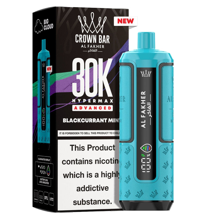 Al Fakher 30K Crown Hypermax Vape Kit 5 Packs Simbavapes