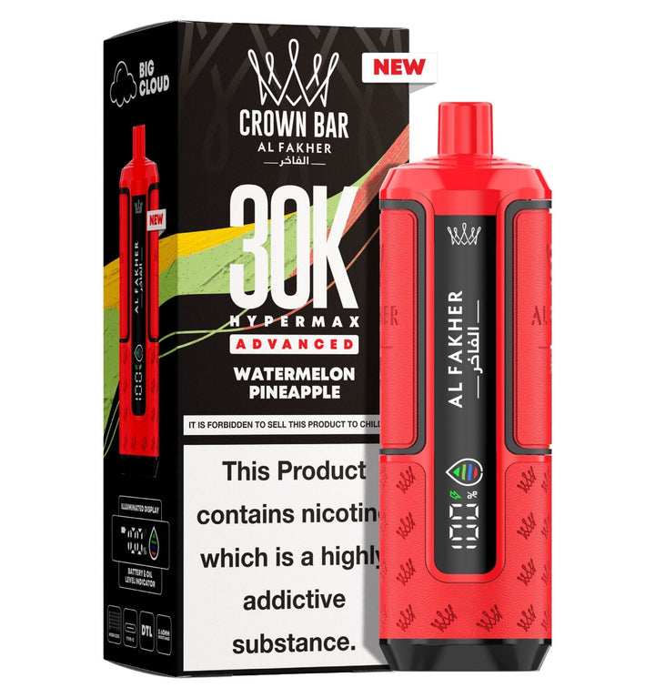 Al Fakher 30K Crown Hypermax Vape Kit 5 Packs Simbavapes