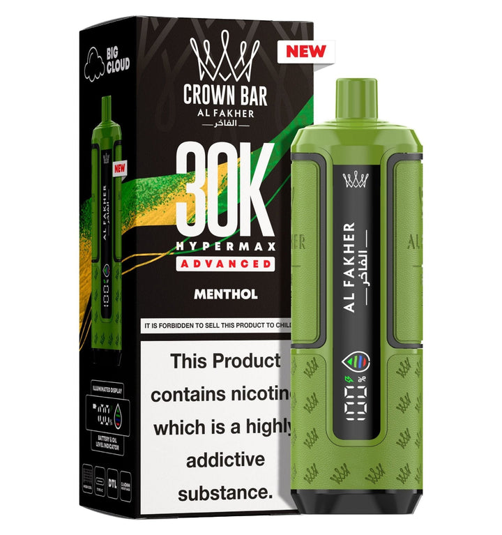 Al Fakher 30K Crown Hypermax Vape Kit 5 Packs Simbavapes