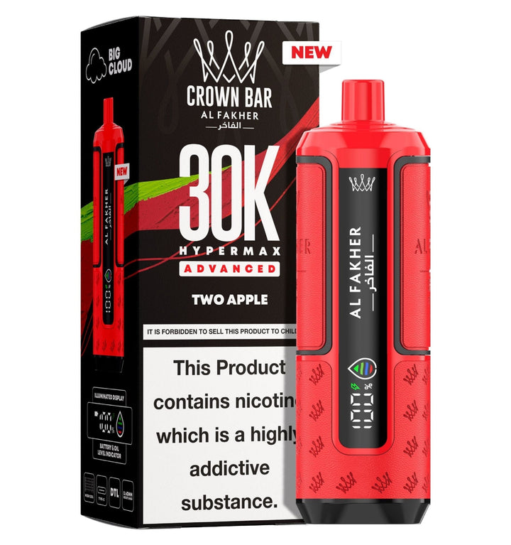 Al Fakher 30K Crown Hypermax Vape Kit 5 Packs Simbavapes