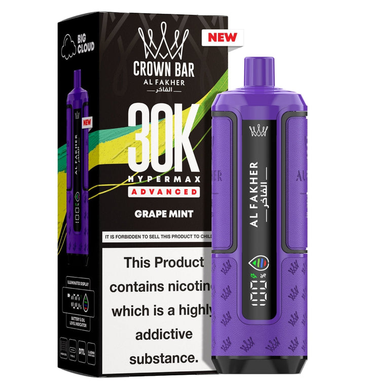 Al Fakher 30K Crown Hypermax Vape Kit 5 Packs Simbavapes