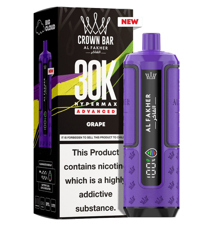 Al Fakher 30K Crown Hypermax Vape Kit 5 Packs Simbavapes
