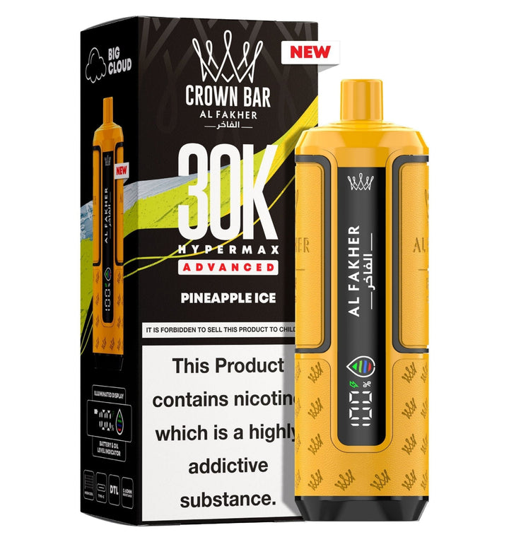 Al Fakher 30K Crown Hypermax Vape Kit 5 Packs Simbavapes
