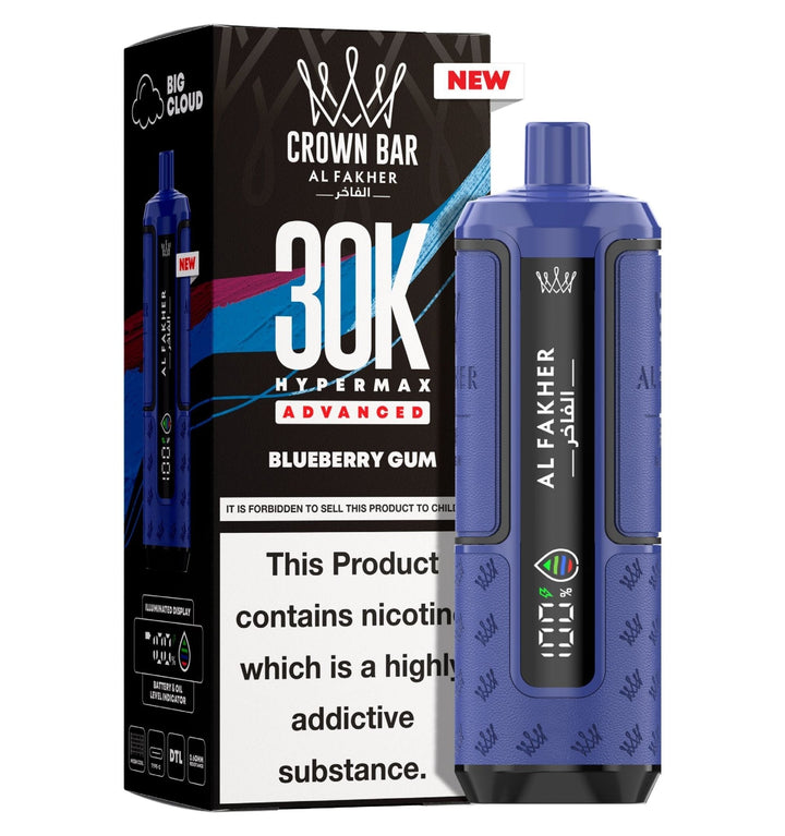 Al Fakher 30K Crown Hypermax Vape Kit 5 Packs Simbavapes