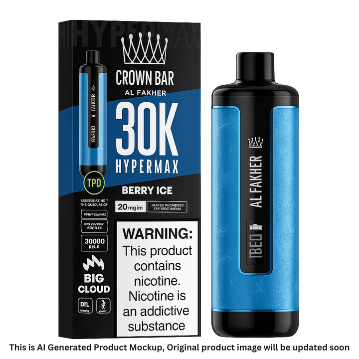 Al Fakher 30K Crown Hypermax Vape Kit 5 Packs Simbavapes