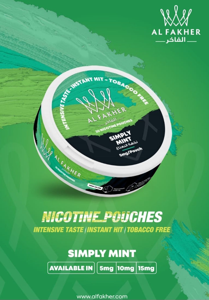 Al Fakher Nicotine Pouches - Pack of 5 #Simbavapes#