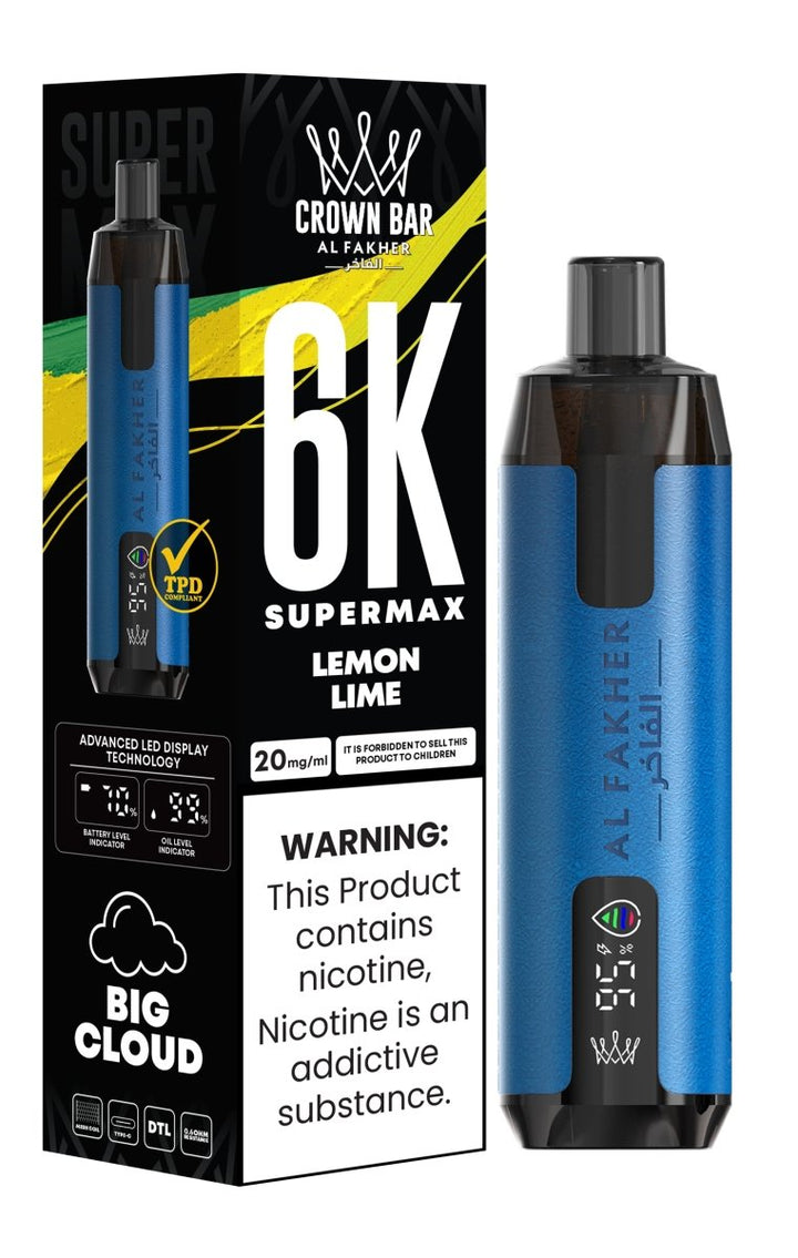 Al Fakher Supermax 6000 Disposable Vape Box of 10 #Simbavapes#