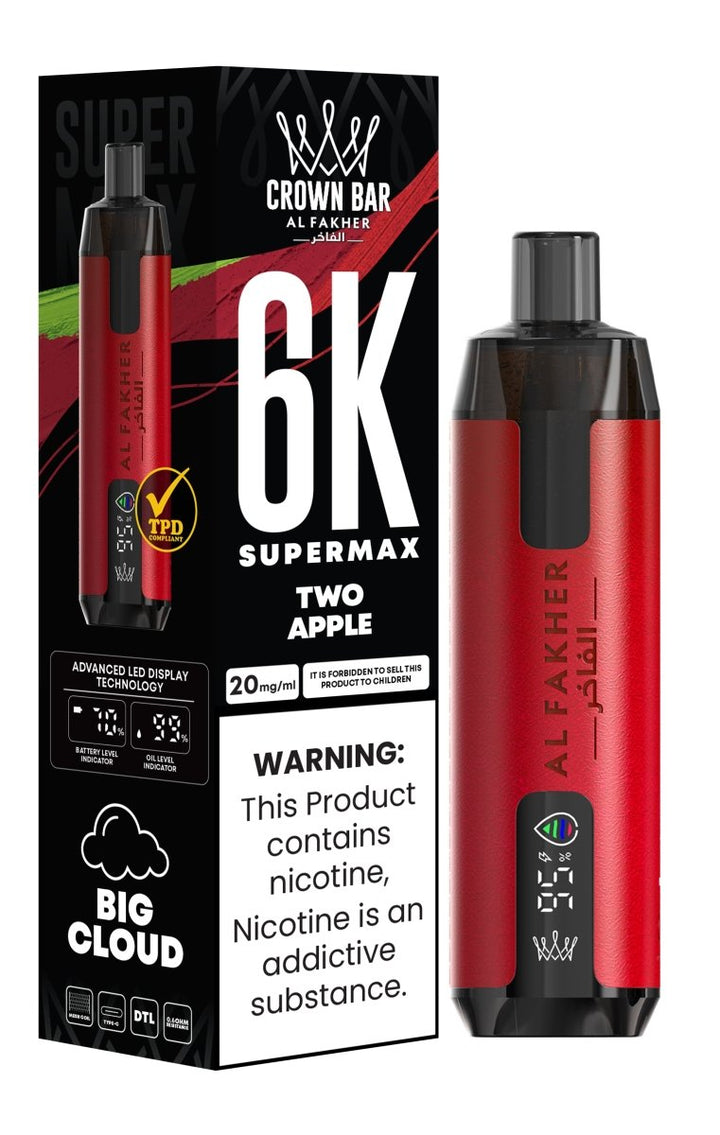 Al Fakher Supermax 6000 Disposable Vape Box of 10 #Simbavapes#