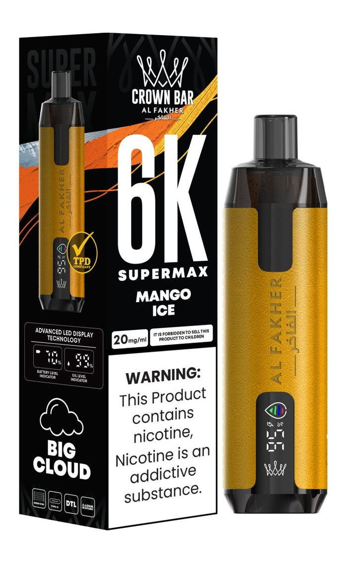 Al Fakher Supermax 6000 Disposable Vape Box of 10 #Simbavapes#