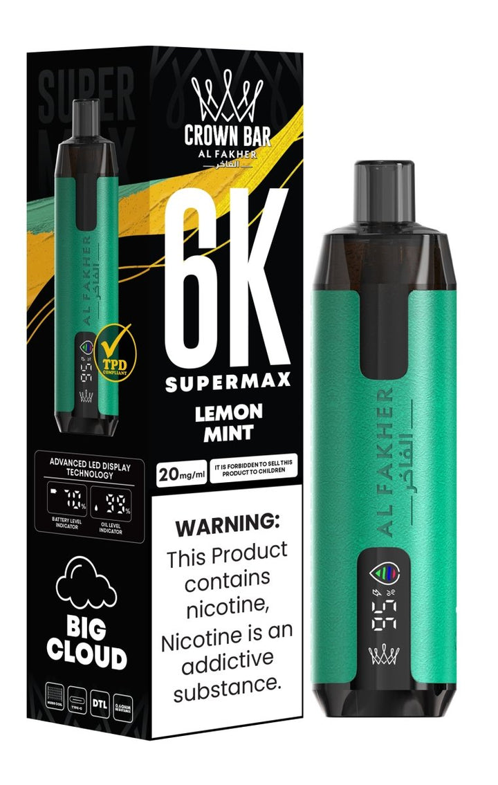 Al Fakher Supermax 6000 Disposable Vape Box of 10 #Simbavapes#