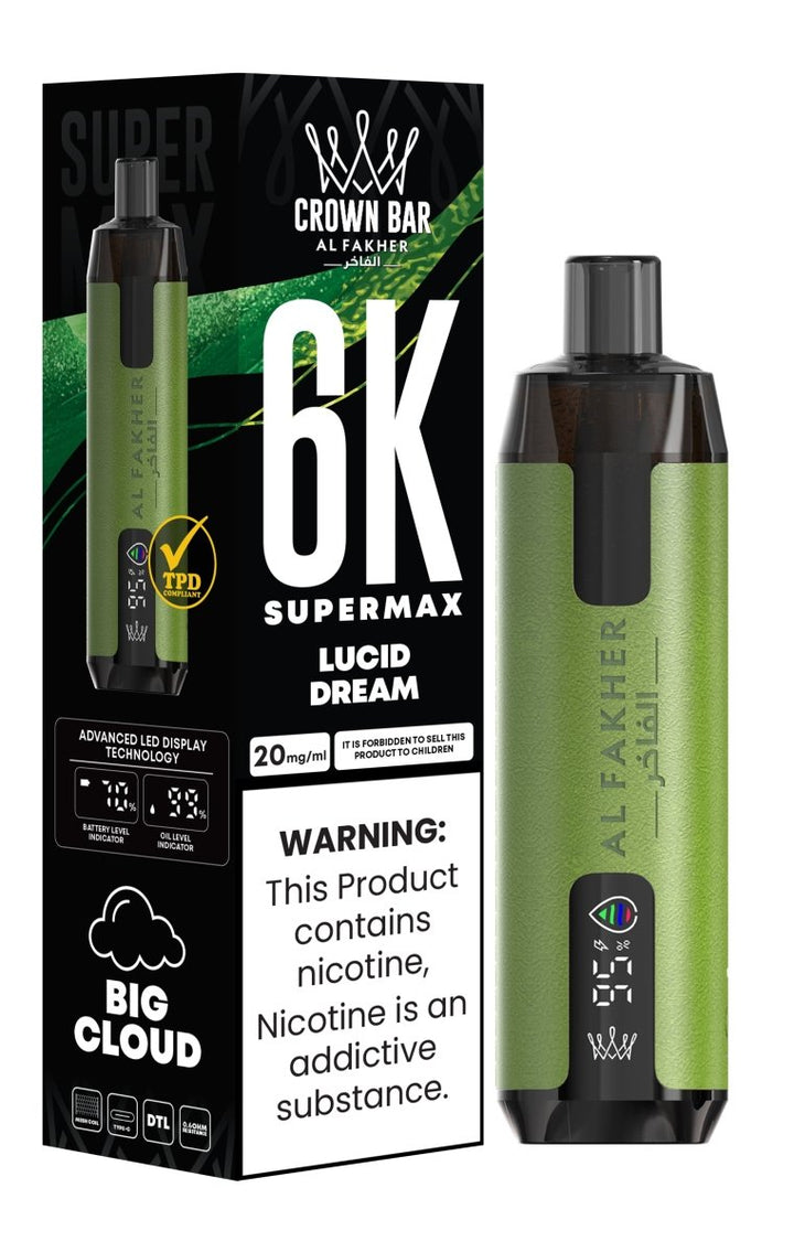 Al Fakher Supermax 6000 Disposable Vape Box of 10 #Simbavapes#