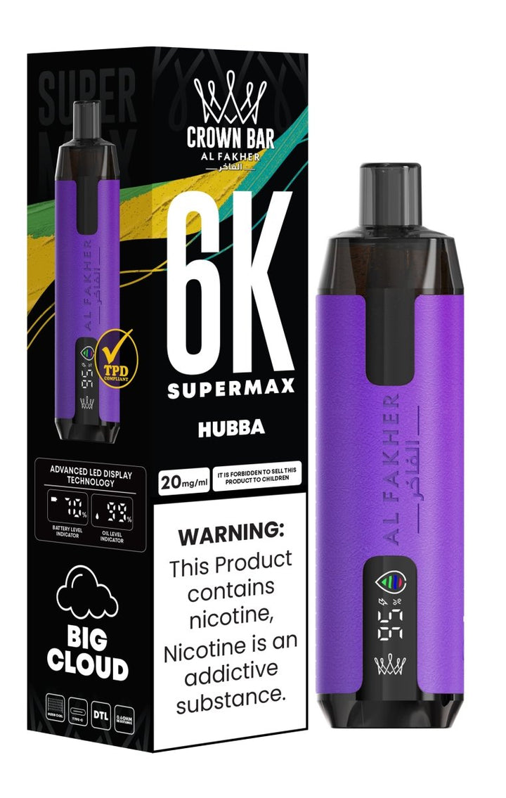 Al Fakher Supermax 6000 Disposable Vape #Simbavapes#