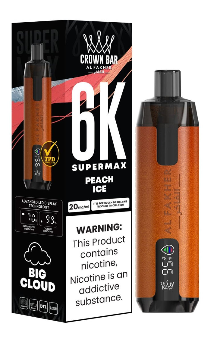 Al Fakher Supermax 6000 Disposable Vape #Simbavapes#