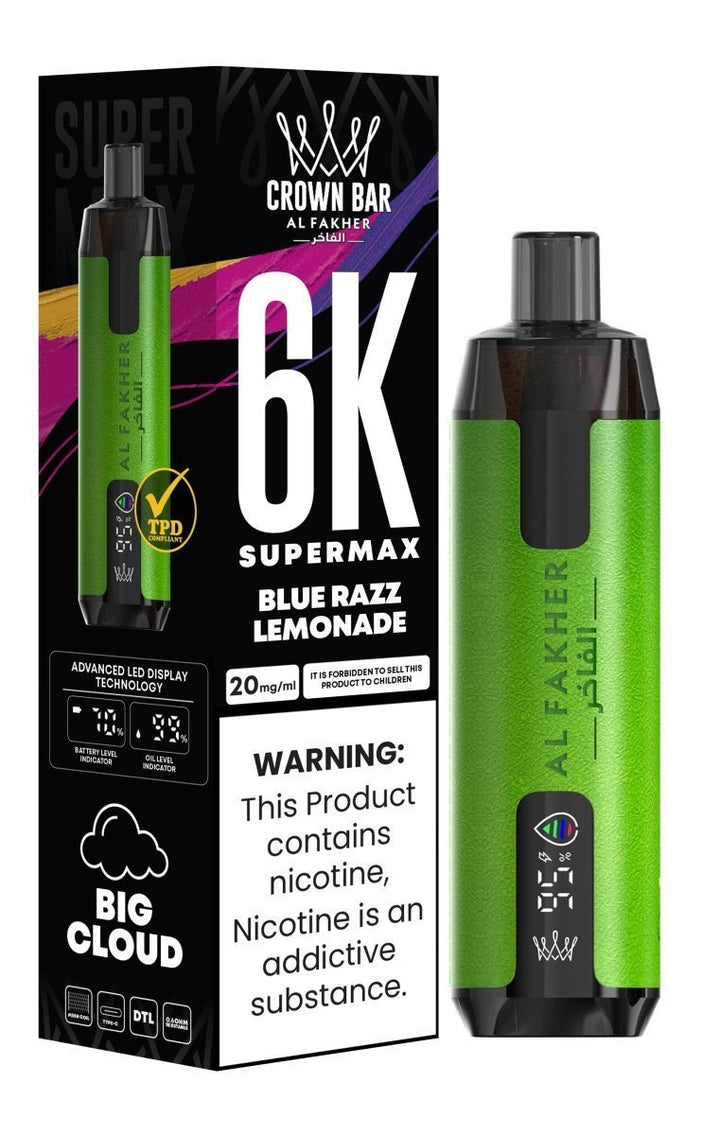 Al Fakher Supermax 6000 Disposable Vape #Simbavapes#