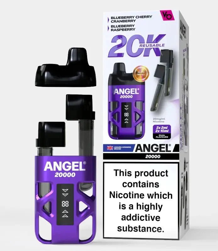 Angel 20000+ Puffs Disposable Vape Box of 5 #Simbavapes#