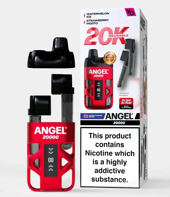 Angel 20000+ Puffs Disposable Vape Box of 5 #Simbavapes#