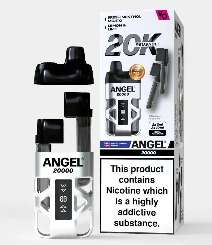 Angel 20000+ Puffs Disposable Vape Box of 5 #Simbavapes#