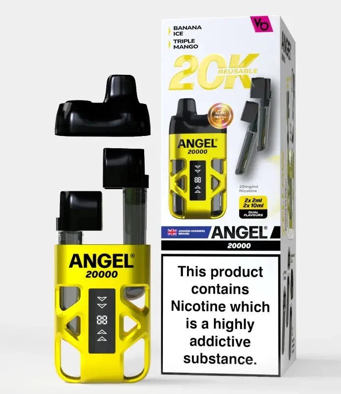 Angel 20000+ Puffs Disposable Vape Box of 5 #Simbavapes#