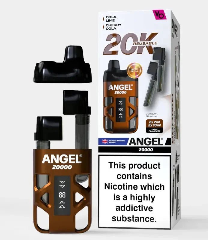 Angel 20000+ Puffs Disposable Vape Box of 5 #Simbavapes#