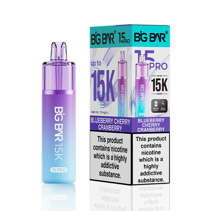 Big Bar 15 Pro Prefilled Pod Kit (Box of 5) Simbavapes